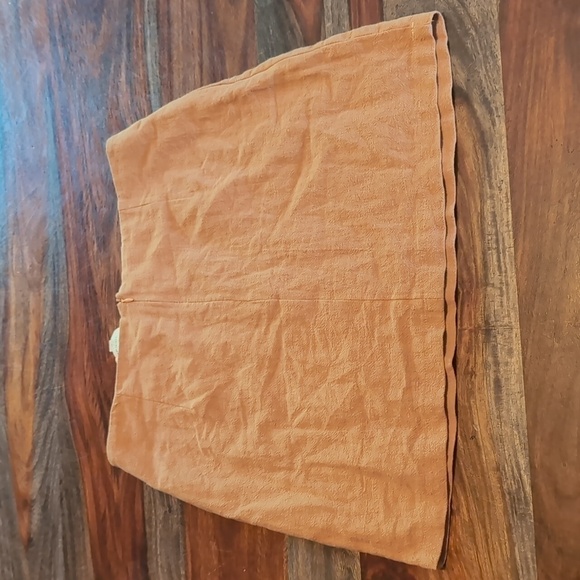 Umgee women's Tan Embroidered Mini Skirt - Picture 4 of 7